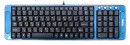 Клавиатура проводная Dialog KK-03U USB синий