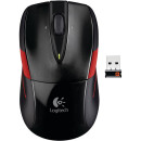 Мышь беспроводная Logitech Wireless Mouse M525 чёрный красный USB 910-0049322