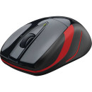 Мышь беспроводная Logitech Wireless Mouse M525 чёрный красный USB 910-0049323