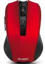 Мышь беспроводная Sven RX-345 красный USB4