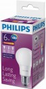 Лампа светодиодная груша Philips LEDBulb E27 6W 3000K2