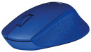 Мышь беспроводная Logitech M330 Silent Plus синий USB 910-0049102