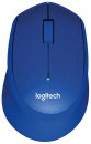 Мышь беспроводная Logitech M330 Silent Plus синий USB 910-0049105