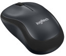 Мышь беспроводная Logitech Wireless Mouse M220 чёрный серый USB + радиоканал 910-0048782