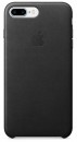 Чехол Apple Leather Case для iPhone 7 Plus чёрный MMYJ2ZM/A