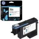 Печатающая головка HP 744 F9J86A для HP Designjet Z2600 Z5600 черный синий2
