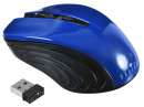 Мышь беспроводная Oklick 545MW чёрный синий USB4