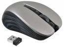 Мышь беспроводная Oklick 545MW чёрный серый USB + радиоканал3