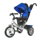 Велосипед трехколёсный Moby Kids Comfort-2 12*/10* синий 635204
