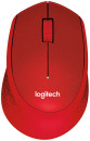 Мышь беспроводная Logitech M330 Silent Plus красный USB 910-0049115