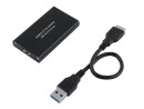 Салазки для жесткого диска (mobile rack) для SSD mSATA Orient 3501 U3 USB3.0 черный2