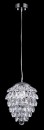 Подвесной светильник Crystal Lux Charme SP1+1 Led Chrome/Transparent