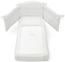 Комплект постельного белья 3 предмета Erbesi Brillante (белый)