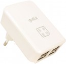 Сетевое зарядное устройство Gmini GM-WC-0123-4USB 4A 4 x USB белый