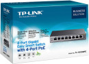 Коммутатор TP-LINK TL-SG108PE управляемый 8 портов 10/100/1000Mbps4