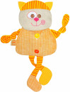 Мягкая игрушка-грелка кот МЯКИШИ Доктор Мякиш 35 см оранжевый ткань 232