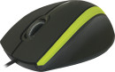 Мышь проводная DEFENDER MM-340 чёрный зелёный USB 523462