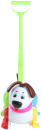 Каталка на палочке Стеллар Собачка пластик от 1 года с ручкой разноцветный 13582