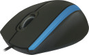 Мышь проводная DEFENDER MM-340 чёрный синий USB2