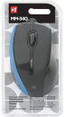 Мышь проводная DEFENDER MM-340 чёрный синий USB4