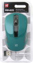 Мышь беспроводная DEFENDER MM-605 зелёный USB 526073