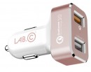 Автомобильное зарядное устройство LAB.C LABC-583-RG 2.4А 2 х USB розовый3