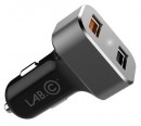 Автомобильное зарядное устройство LAB.C USB Car Charger 2.4А USB серый LABC-583-GR3