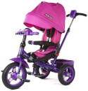 Велосипед трехколёсный Moby Kids Leader-2 12*/10* розовый