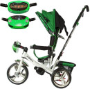 Велосипед трехколёсный Moby Kids Comfort 12*/10* зеленый 950D12/10Green 649482