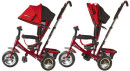 Велосипед трехколёсный Moby Kids Comfort 10"/8" красный 950D2