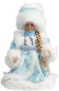 Кукла Новогодняя сказка Снегурочка 30 см 1 шт голубой пластик, текстиль, мех 972617