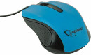 Мышь проводная Gembird MUS-101-B голубой USB