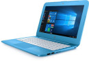 Ноутбук HP Stream 11-y004ur 11.6" 1366x768 Intel Celeron-N3050 32 Gb 4Gb Intel HD Graphics синий Windows 10 Home Y7X23EA2