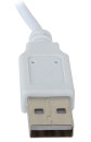 Концентратор USB 2.0 Konoos UK-39 4 x USB 2.0 белый5
