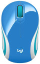Мышь беспроводная Logitech Wireless Mini Mouse M187 синий USB 910-0027332
