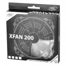 Вентилятор Deepcool XFAN 200BL 200x200x32 3pin 26.3dB 700rpm 300g синий LED5
