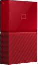 Внешний жесткий диск 2.5" USB3.0 4 Tb Western Digital My Passport WDBUAX0040BRD-EEUE красный