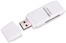 Картридер внешний ORIENT CR-017W W Mini SDXC/SD3.0/SDHC/microSD/T-Flash USB 3.0 белый3