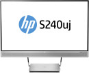 Монитор 23.8" HP EliteDisplay S240uj серебристый IPS 2560x1440 300 cd/m^2 5 ms HDMI Аудио USB DisplayPort
