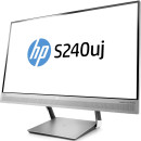 Монитор 23.8" HP EliteDisplay S240uj серебристый IPS 2560x1440 300 cd/m^2 5 ms HDMI Аудио USB DisplayPort4