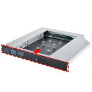 Шасси Orient UHD-2MSC12 для SSD mSATA для установки в SATA отсек оптического привода ноутбука 12.7 мм 303458
