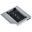 Шасси Orient UHD-2M2C12 для SSD M.2 NGFF для установки в SATA отсек оптического привода ноутбука 12.7 мм 303472
