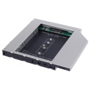 Шасси Orient UHD-2M2C12 для SSD M.2 NGFF для установки в SATA отсек оптического привода ноутбука 12.7 мм 303476