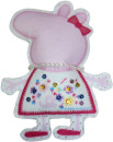 Набор для создания игрушки Peppa Pig Пеппа модница 310853