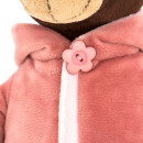 Мягкая игрушка медведь ORANGE Milk стоячая в пальто 35 см коричневый искусственный мех текстиль  М014/352