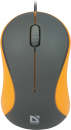 Мышь проводная Defender Accura MS-970 серый оранжевый USB 529712