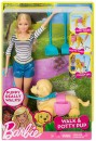 Игровой набор Barbie (Mattel) "Barbie" - Прогулка с питомцем 29 см6