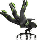 Кресло компьютерное игровое Thermaltake GT Comfort C500 черно-зеленый GC-GTC-BGLFDL-014