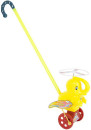 Каталка на палочке Shantou Gepai Слоненок пластик от 2 лет на колесах разноцветный2