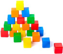 Кубики Строим вместе Набор кубиков - 2 20 шт  5254